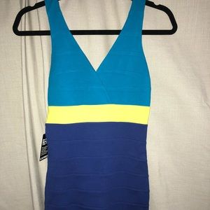 Express colorblock dress XS